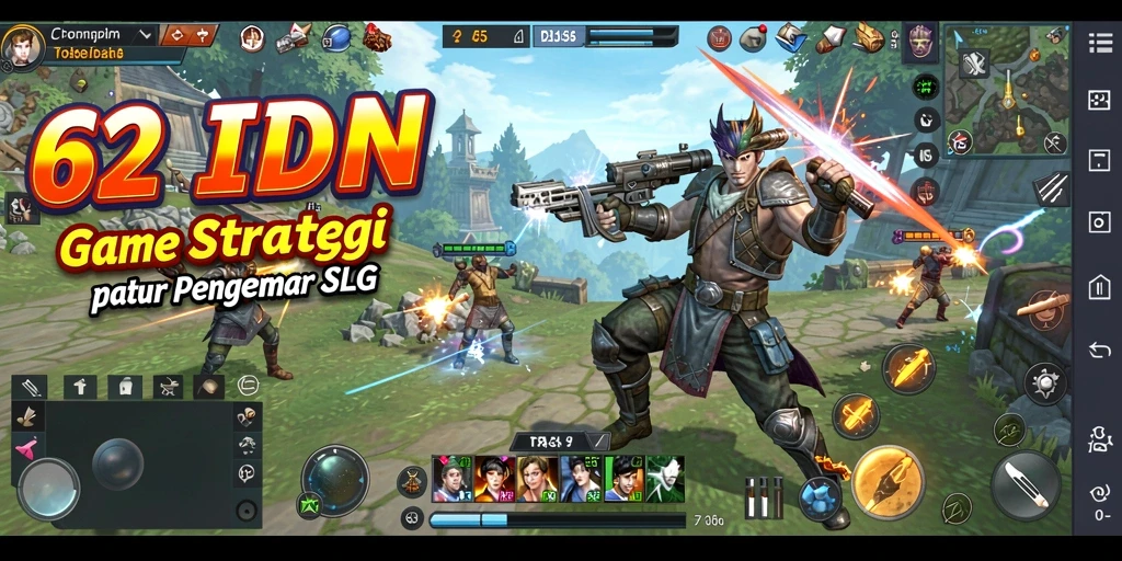 Tampilan gameplay SLG yang menegangkan dan strategis.
