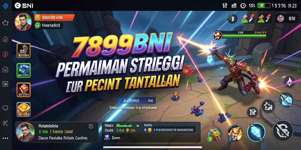 Screenshot 789BNI yang menampilkan intensitas gameplay strategi.