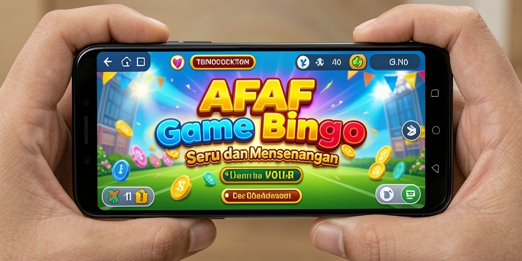 Tampilan gameplay AFAF yang seru dalam permainan Bingo.