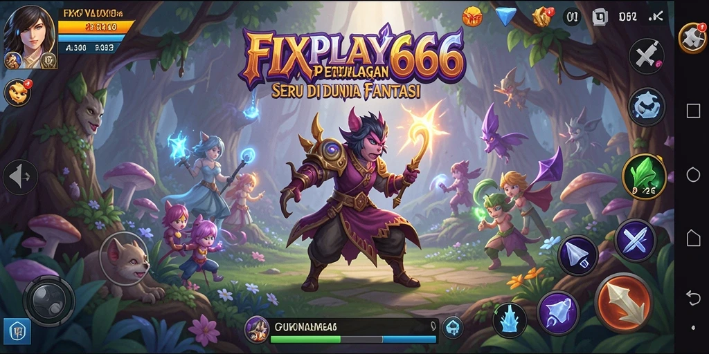 Tangkapan layar gameplay FIXPLAY666 dengan karakter utama dalam petualangan seru.