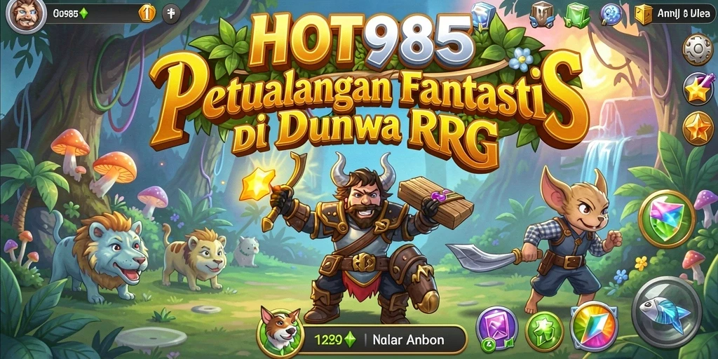 Gameplay seru di dunia fantasi RPG yang menantang.
