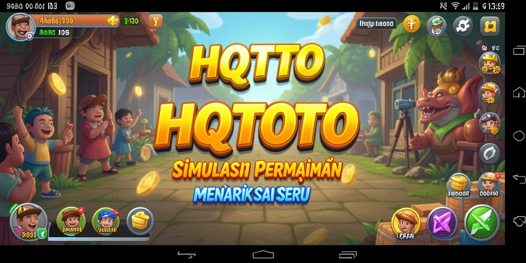 Gameplay HQTOTO yang penuh warna dan mengasyikkan.