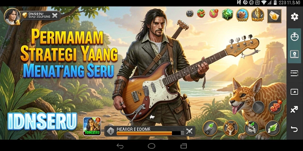 Screenshot gameplay IDNSERU yang menunjukkan strategi menarik dalam aksi.