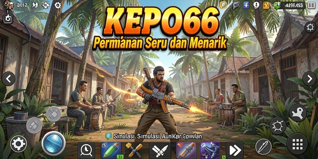 Tampilan utama KEPO66 menunjukkan gameplay Simulation yang dinamis dan menarik.