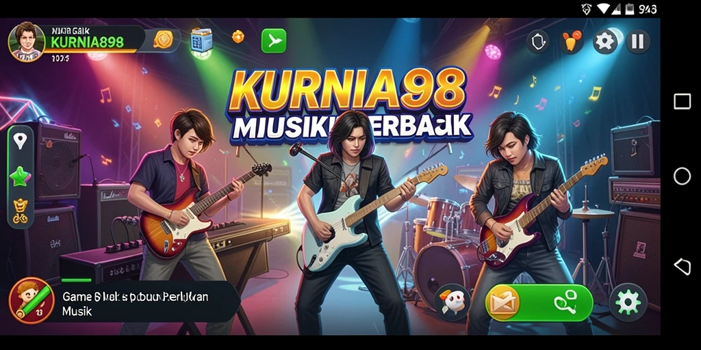 Screenshot gameplay KURNIA898 menunjukkan pengalaman bermain musik yang mendalam.
