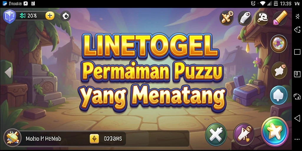 Tampilan gameplay LINETOGEL yang menarik dan seru.