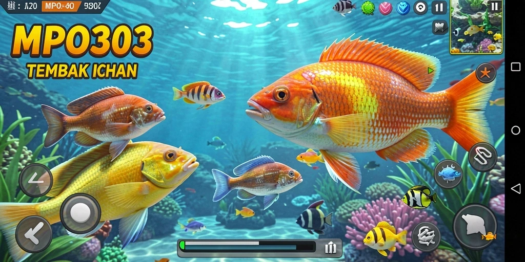 Screenshot MPO303 menampilkan aksi seru dalam permainan Tembak Ikan.