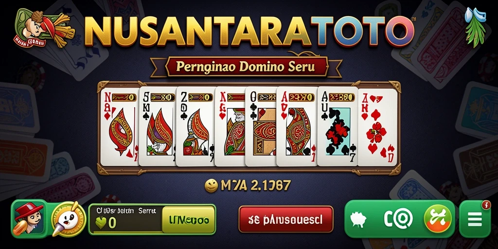 Tampilan gameplay NUSANTARATOTO yang mendebarkan dan interaktif.
