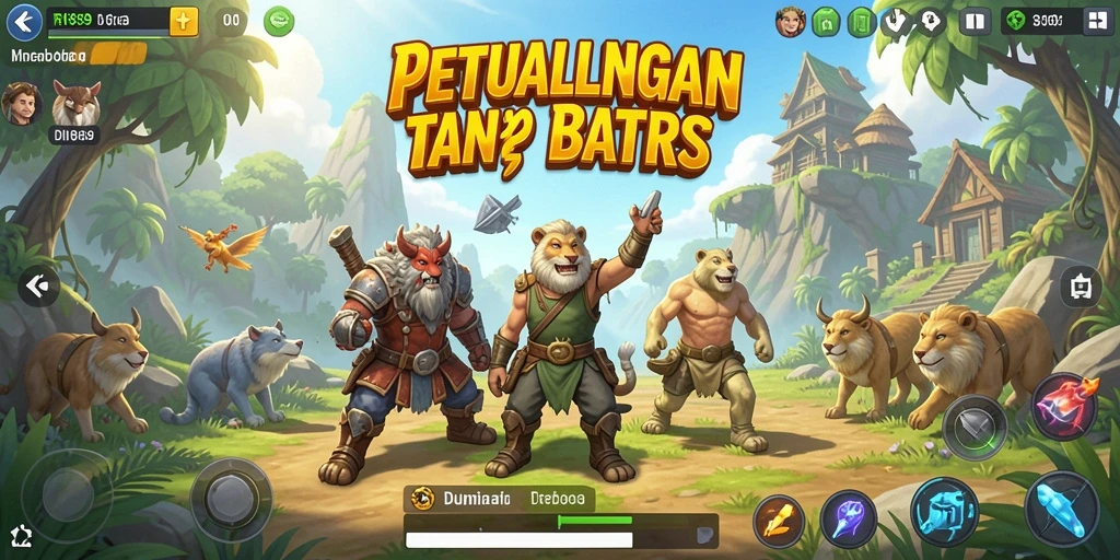 Screenshot gameplay RI889 menampilkan petualangan di dunia terbuka yang memukau.