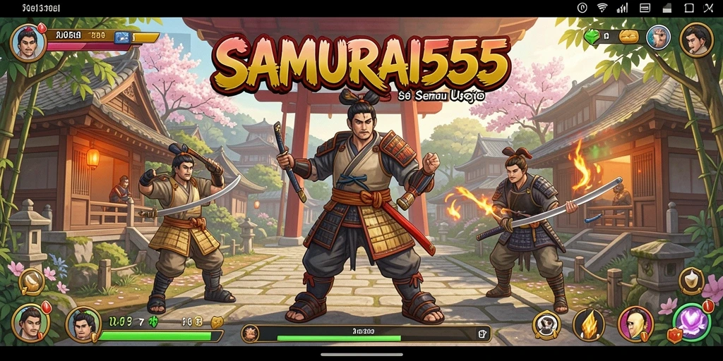 Tampilan Gameplay SAMURAI555 yang seru dan menarik.