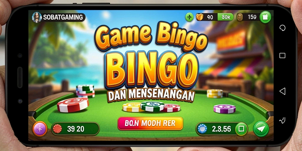 Tampilan menarik dari gameplay SOBATGAMING saat bermain Bingo.